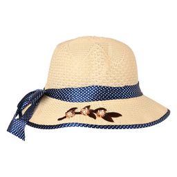 Kid-O-World Polka Printed Piping Hat - Beige-27