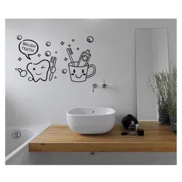 Wallstick Brushing time wallstickers-picture-43