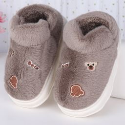 Oh! Pair Slip On Winter Shoes - Brown-image-11