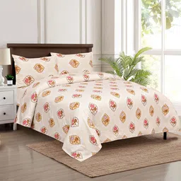 Aura Pink & White Ethnic Motifs AC Room Cotton 150 GSM Double Bed Dohar-picture-39