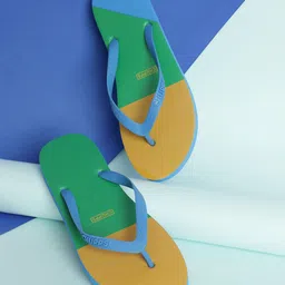 CHUPPS Unisex Patang Clover Blue Lightweight Flipflop-image-25