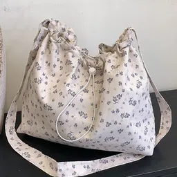 StyleCast Floral Printed Shopper Tote Bag-5