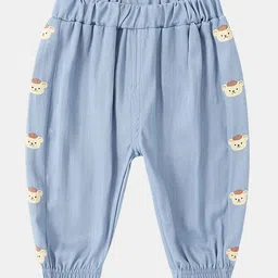 LULU & SKY Girls Printed Jogger High-Rise Trousers-image-14