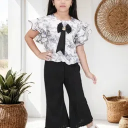 KIDDRESS Kids-Unisex Multi Poly Georgette Clothing Set-picture-34