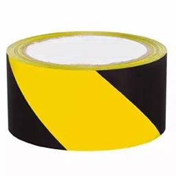 ETI Floor Marking Tape 48mmx25mtr Yellow Black Zebra-22