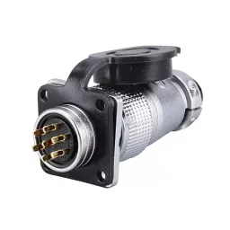 Sibass Electric Steel Round Connector 7 Pin Size 20 mm with CE Mark, SE-20 -7S (Pack of 10)-7