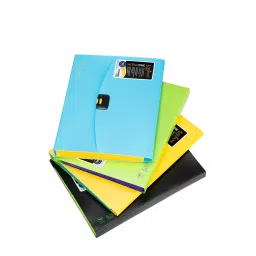 Worldone Multicolor Expanding File With Button Lock-47