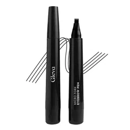 Gleva Micro Fork Waterproof Eyebrow Pen - 3.5g - Black-10