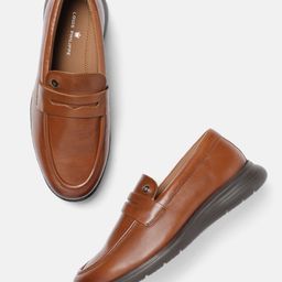 Louis Philippe Men Leather Formal Penny Loafers-picture-9