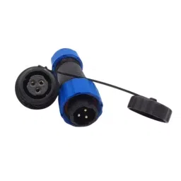 Sibass Electric 3 Pin Connector Straight to Panel 17 mm 10 A Waterproof IP68 Rating with CE Mark (Pack of 100)-11