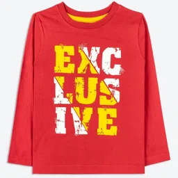 ariel Boys Typography Printed Round Neck Cotton T-shirt-picture-54