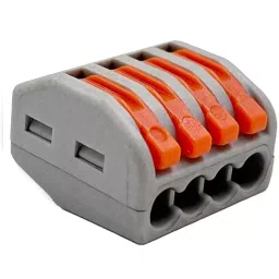 Sibass Electric PCT Wire Connector 4 Way Looping with CE Mark, SE-214 (Pack of 100)-picture-36