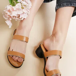 CORSICA Beige Party Block Heels-picture-39