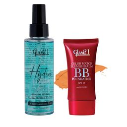 GLAM21 Set of Color Match BB Foundation 46 g - Medium Tan 05 & Hydra Boost Primer - 100 ml-36
