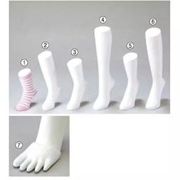 AS ONE Socks Display White Made Of ABS Resin White, 61-188-5-3-31