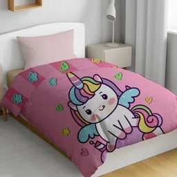 HOME PLUS STUDIOS Peach Cartoon Characters Printed Mild Winter 150 GSM Crib Size Dohar-picture-5