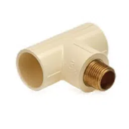 Astral 2.5 x 2.5 x 1.27 cm (1x1x½ inch) CPVC Male Brass Tee, M512115024-35