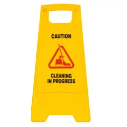 Mrinmoyee Yellow Plastic Cleaning in Progress Caution Board C0012 image 3