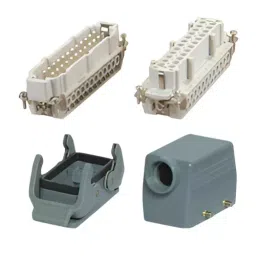 Sibass Electric Heavy Duty Connector HDD Series 24 Pin Side Entry Bottom Open, SE-HDC-HDD-24-1 (Pack of 30)-2