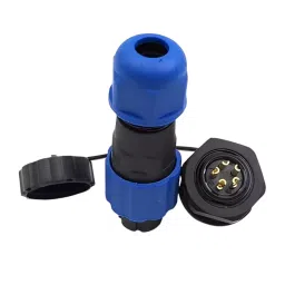 Sibass Electric 5 Pin Connector Straight to Panel 17 mm 5 A Waterproof IP68 Rating with CE Mark (Pack of 100)-picture-22