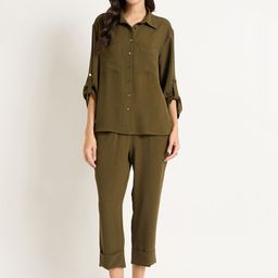 FEMMELLA Long Sleeves Shirt With Trousers-image-74