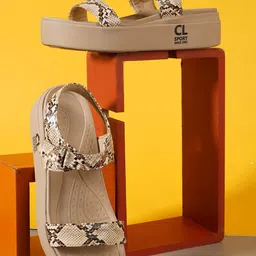 Carlton London sports Women Animal Skin Printed Platform Heels-picture-34