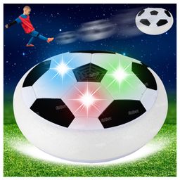 Fiddlerz Air Power Soccer Football Hover Disc Toy with Foam Bumpers and Light up Led Lights Kids Sports Ball Game for Indoor & Outdoor Play Gift for Kids - Multicolour-19