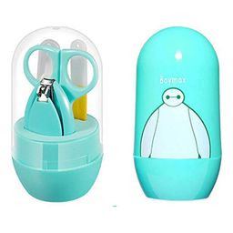 Chinmay Kids Baby Infant and Toddler Grooming Nail Cutter Kit with Scissors 4 Pcs - Sky Blue-image-69