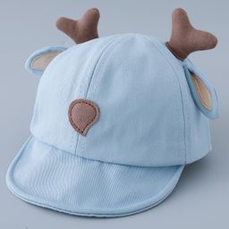 Babyhug Cotton Free Size Cap Blue - Cap Circumference 46 cm-image-35