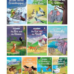 Story Books for Kids  Classic Stories Illustrated  Pack of 10 Books - English-image-30