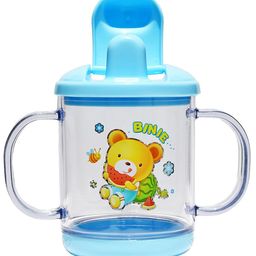 The Cheeky Kidzz Baby Pocket Style Button Reusable Cloth Diaper With Bamboo Microfiber Insert With Printed Spout Sipper BPA Free - 200 ml image 2