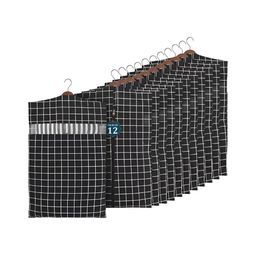 Aura Black Set of 6 Regular Multi-Utility Organisers-0