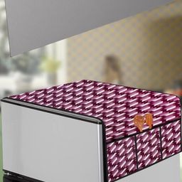 The Furnishing Tree Violet Printed Refrigerator Cover-image-69
