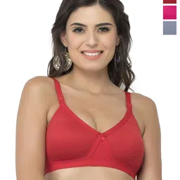 College Girl Pack Of 3 Full Coverage Lightly Padded Minimizer Bra-picture-13