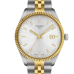 TISSOT Men Embellished Dial & Stainless Steel Bracelet Style Straps Analogue Watch T1564102203100-57