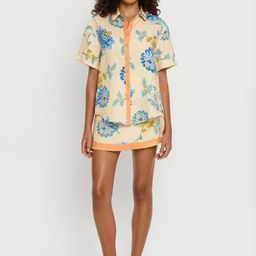 LULU & SKY Printed Collar Neck Shirt With Skirt Co-Ords-image-22