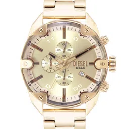 DIESEL Men Gold-Toned Analogue Chronograph Watch DZ4608-47