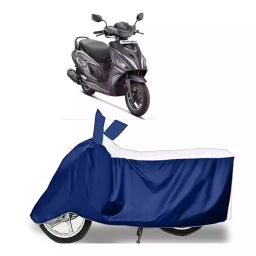Auto Pearl Bike Cover for Hero Maestro Edge 125 (White & Blue)-image-62