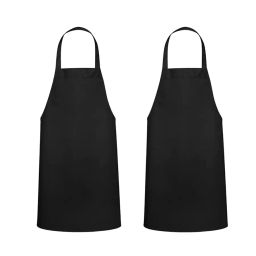 uniformer Chef Apron Unisex Black Suitable For Catering Colleges, Restaurants, Cafes (Pack Of 2 pcs)-image-69