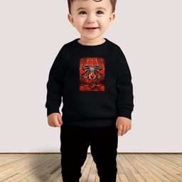 MITANSH Kids Printed Round Neck Sweatshirt With Jogger-image-116