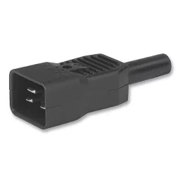 SCHURTER Conn, Iec C20 Plug, 20A, 250V, Screw, 4796.0000-19