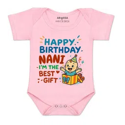 arvesa Happy Birthday Nani Printed Romper-picture-19