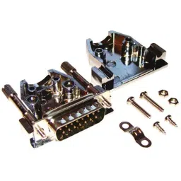 Multicomp D SUB CONNECTOR KIT, PLUG, 15 POSITION, SOLDER, MCD8A15MS-KIT-image-9