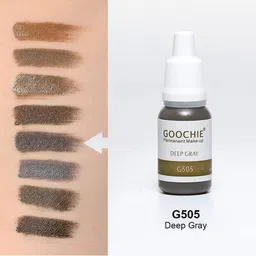 GOOCHIE Permanent Makeup Water-Based Eyebrow Pigment - 10 ml - Deep Gray G505 image 3