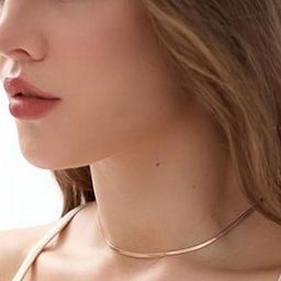 VAMA Rose Gold-Plated Choker Chain-30