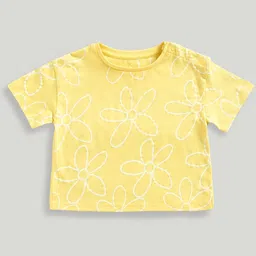 mothercare Girls Floral Printed T-shirt-27