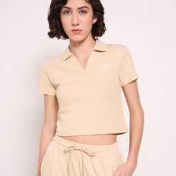Ajile by Pantaloons Women V-Neck Slim Fit T-shirt-image-90