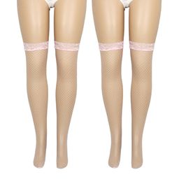 NESKA MODA Pink Sheer Stockings-image-58