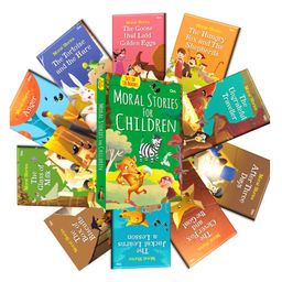 Moral Stories for Children Books Pack of 10 - English-70