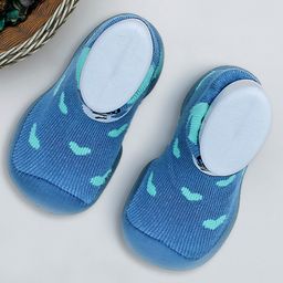 Infantso Forest Feet Anti-Skid Cotton Socks Shoes with Rubber Sole for Walking Babies & Toddlers - Light Blue-image-84